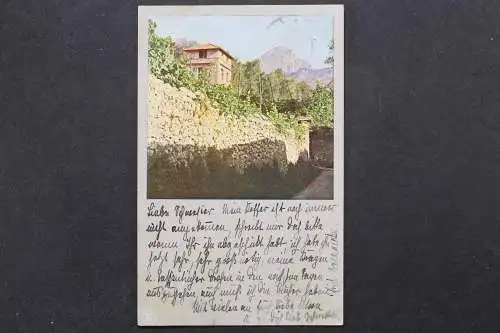 Künstler AK, am Gardasee: In den Weinbergen bei Riva - 423749