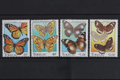 Tokelau-Inseln, MiNr. 219-222, Schmetterlinge, postfrisch - 633314