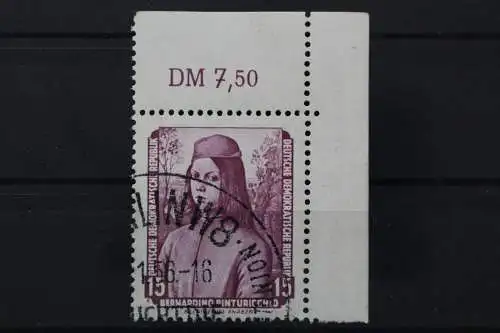 DDR, MiNr. 506, Ecke rechts oben, gestempelt - 653212