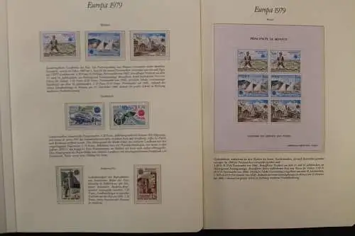 Europa-Briefmarken 1979 + 1980 CEPT, Naturschutzjahr, Mitläufer etc. - 707735