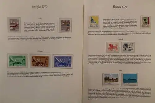 Europa-Briefmarken 1979 + 1980 CEPT, Naturschutzjahr, Mitläufer etc. - 707735