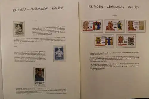 Europa-Briefmarken 1979 + 1980 CEPT, Naturschutzjahr, Mitläufer etc. - 707735