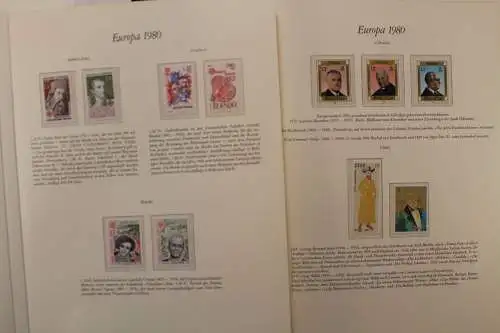 Europa-Briefmarken 1979 + 1980 CEPT, Naturschutzjahr, Mitläufer etc. - 707735