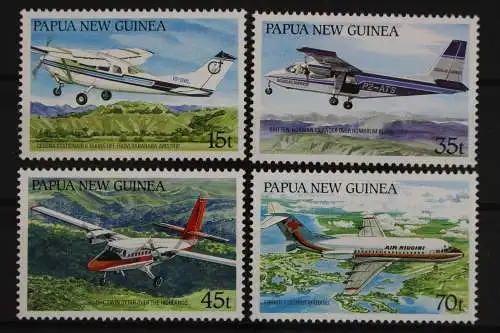 Papua Neuguinea, MiNr. 557-560, Flugzeuge, postfrisch - 633736