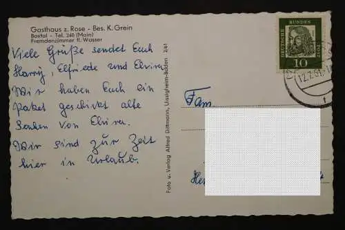 Boxtal/Freudenberg, Gasthaus zur Rose, Bes. K. Grein, Innenansichten - 423811