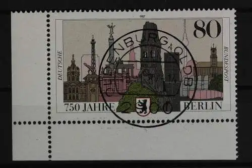 Deutschland (BRD), MiNr. 1306, Ecke li. unten, zentrischer Stempel, EST - 632218