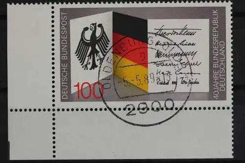 Deutschland (BRD), MiNr. 1421, Ecke li. unten, zentrischer Stempel - 632228