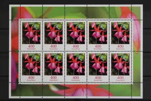 Deutschland, MiNr. 3190, Kleinbogen, Fuchsie, postfrisch - 631348