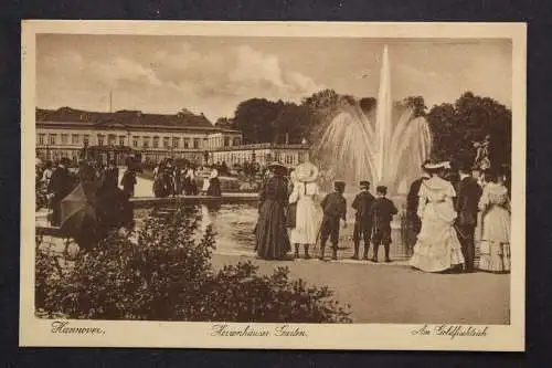 Hannover, Herrenhäuser Garten, am Goldfischteich - 423883