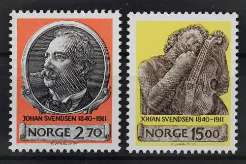 Norwegen, MiNr. 1054-1055, postfrisch - 211561