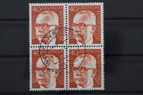 Deutschland (BRD), MiNr. 639 Viererblock, gestempelt - 210705