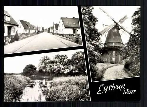 Eytrup, LK Nienburg, Windmühle, Straßenzug, Weser - 418259