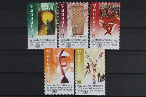 Vanuatu, MiNr. 1116-1120, Kunst, Unabhängigkeit, postfrisch - 632910