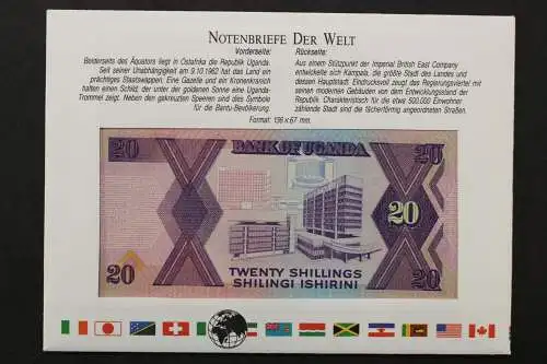 Uganda, Banknotenbrief - 662573