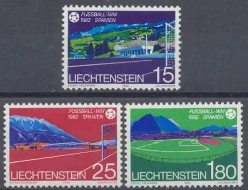 Liechtenstein, MiNr. 799-801, postfrisch - 694027