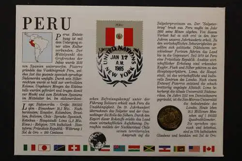 Peru, Numisbrief vom 10.1.1985 - 662685