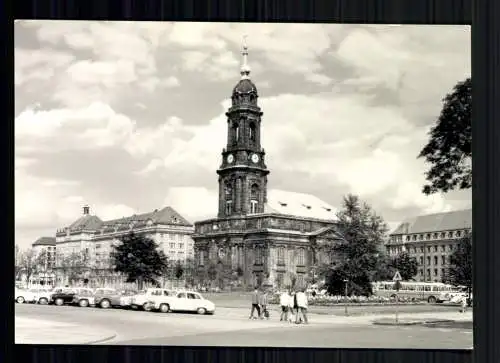 Dresden, Am Altmarkt mit der Kreuzkirche - 418316