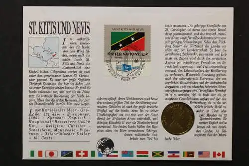 St. Kitts und Nevis, Numisbrief vom 2.11.1990 - 662709