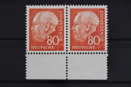 Deutschland, MiNr. 264 x w, Paar,UR fehlendes Zahnloch, postfrisch - 631946