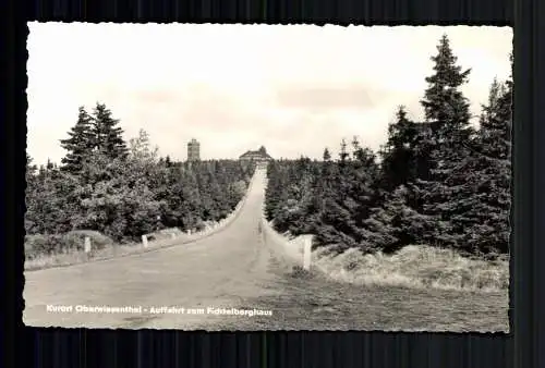 Oberwiesenthal, Erzgebirge, Auffahrt zum Fichtelberghaus - 418124