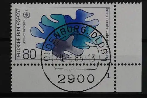 Deutschland (BRD), MiNr. 1286, Ecke re. unten, FN 1, EST - 632132