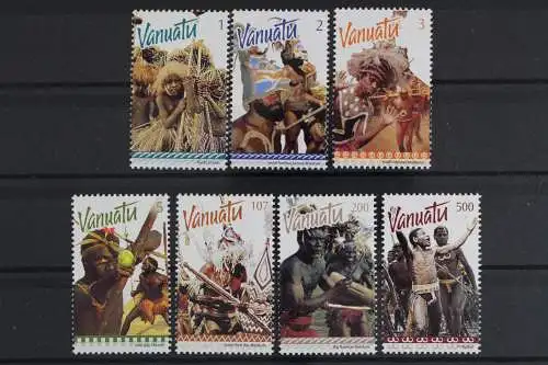 Vanuatu, MiNr. 1085-1091, Traditionelle Tänze, postfrisch - 632908