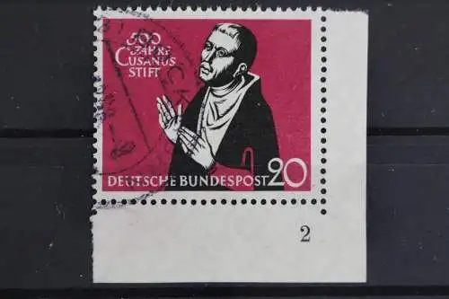 Deutschland (BRD), MiNr. 301, Ecke re. unten, FN 2, gestempelt - 635194