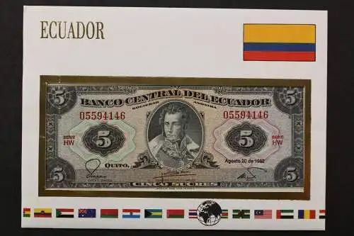 Ecuador, Banknotenbrief - 662585