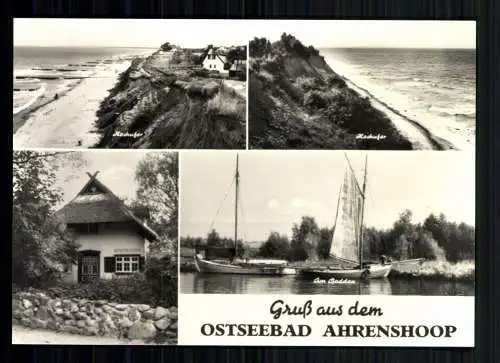 Ostseebad Ahrendshoop, Hochufer, Kunstkaten, Bodden, Segelboote - 418609