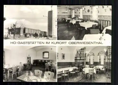 Oberwiesenthal, Erzgeb., 4 verschiedene HO Gaststätten, Innenansichten - 418643