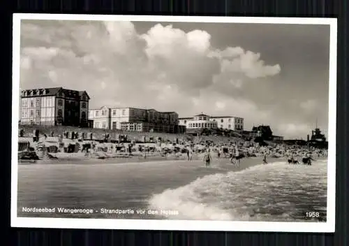 Nordseebad Wangerooge, Strandpartie vor den Hotels - 418864