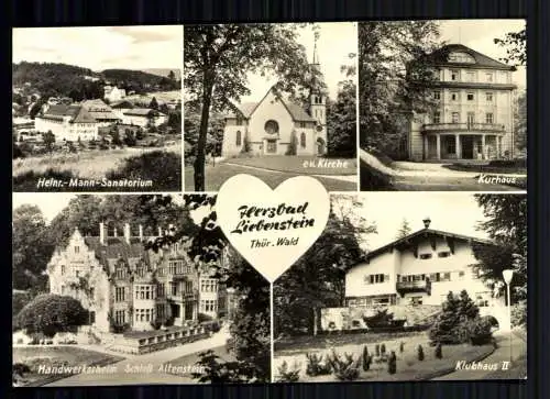 Bad Liebenstein/Thür., Sanatorium, Kirche, Schloß Altenstein, Klubhaus - 418297