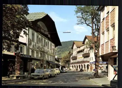 Oberammergau, Dorfstraße, Geburtshaus von L. Thoma, Hotel Wittelsbach - 418380