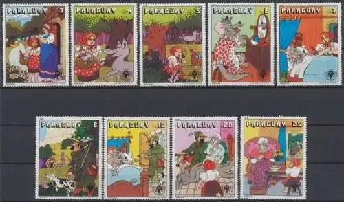 Paraguay, MiNr. 3229-3237, postfrisch - 694620