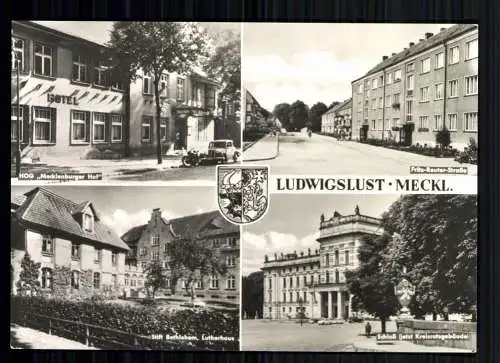 Ludwigslust/Meckl., HOG Mecklenburger Hof, Lutherhaus, Schloß, Wappen - 418548