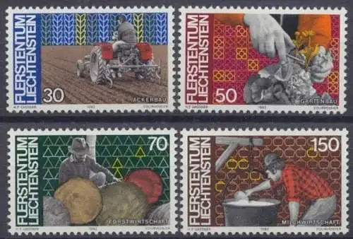 Liechtenstein, MiNr. 802-805, postfrisch - 694029