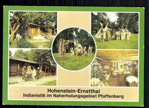 Hohenstein-Ernstthal, Indianistik im Naherholungsgebiet Pfaffenberg - 418540