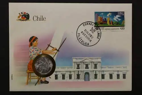 Chile, Numisbrief vom 1.4.1987 - 662699