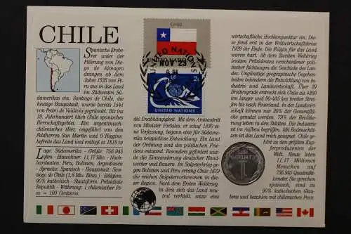 Chile, Numisbrief vom 1.4.1987 - 662699