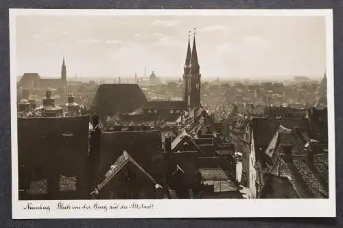 Nürnberg, Blick von der Burg auf die Altstadt - 424263