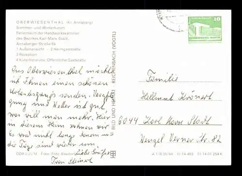 Oberwiesenthal, Erzgeb., Ferienheim "Schwarzes Roß", Innenansichten - 418645