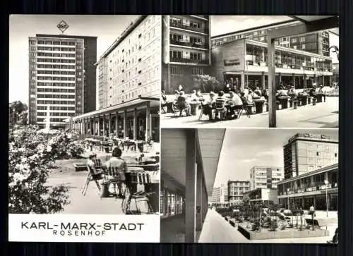 Karl-Marx-Stadt, 3 Ansichten Rosenhof - 418688