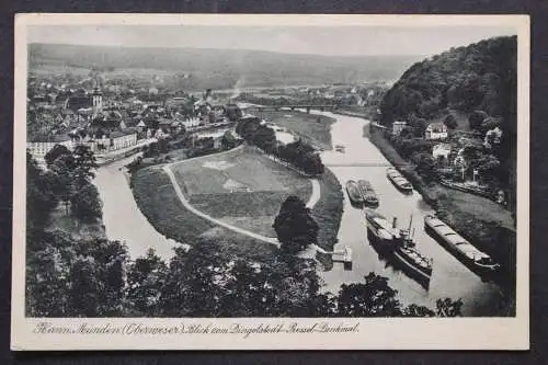 Hannoversch - Münden, Blick vom Dingelstedt-Pressel-Denkmal - 424054