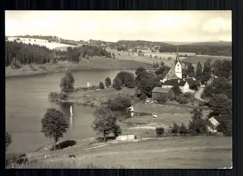 Talsperre Pöhl bei Plauen/Vogtl., Blick zur Kirche Von Altensalz - 418364