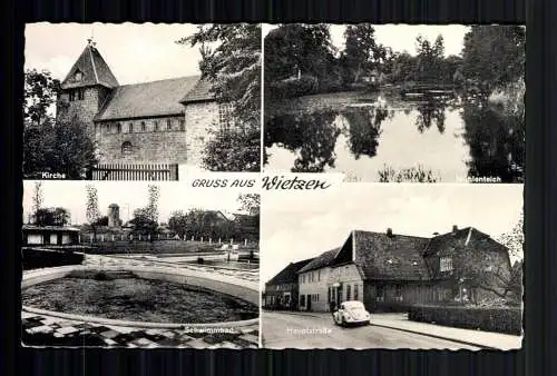 Wietzen, Kr. Nienburg, Kirche, Mühlenteich, Schwimmbad, Hauptstraße - 418047