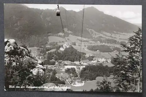 Hohenaschau im Chiemgau, Blick von der Kampenwandbahn auf den Ort - 423988