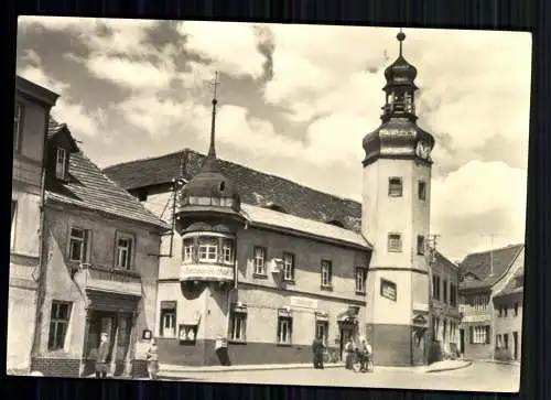 Gerbstedt Kr. Hettstedt, Marktplatz mit Rathaus - 418670