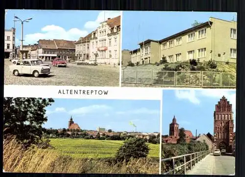 Altentreptow, Platz der Freiheit, Schule, Neubrandenburger Tor - 418720