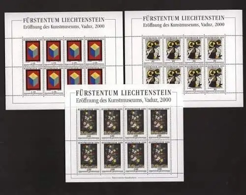 Liechtenstein, MiNr. 1245-1247 KB, postfrisch - 694192