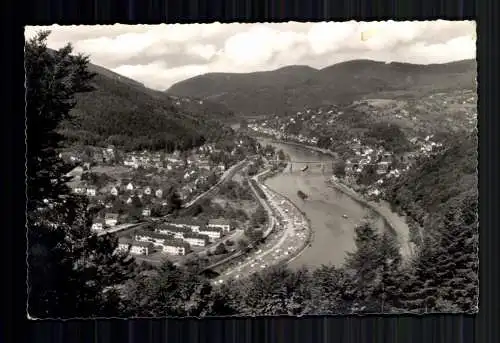 Ziegelhausen, Blick auf dem Ort und Campingplatz "Neckartal" - 419323